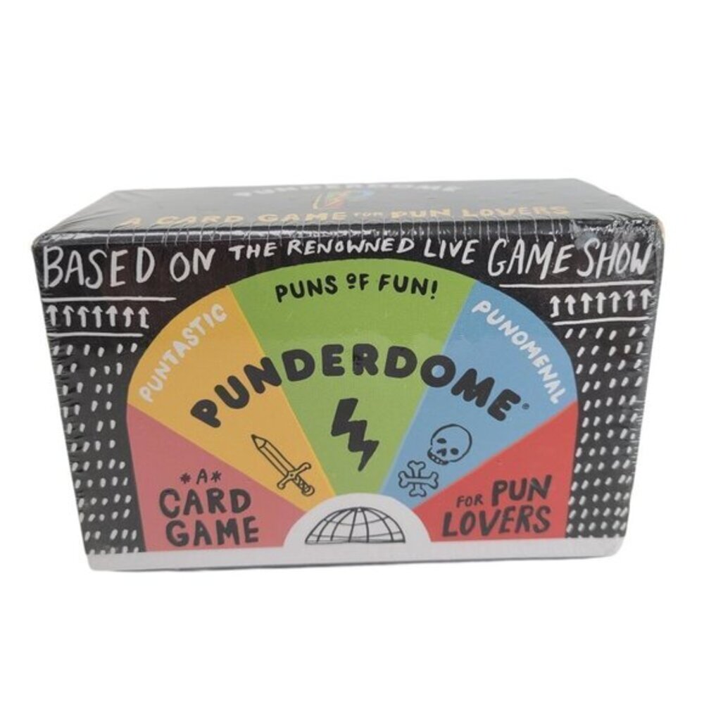 Punderdome A Card Game for Pun Lovers Party Family Fun Jo and Fred Firestone New